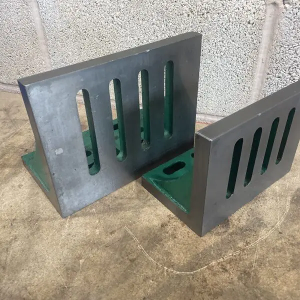 Pair Of Webbed 90 Deg Angle Plates 10”x7 3/4"x6" and 8"x6"x5" - Image 3