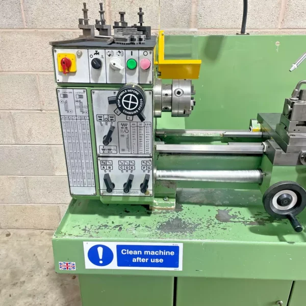 Boxford 280 Screw Cutting Centre Metal Lathe 3 Phase 9 Speeds - Image 2