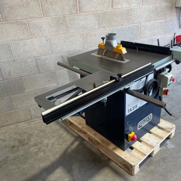 Sedgwick TA 315 Table Saw Bench With Sliding Carriage 3 Phase TA315 - Image 4