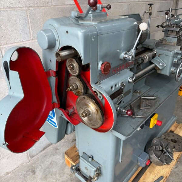 Harrison 11" Swing Gap Bed Gear Head Screwcutting Metal Centre Lathe 3 Phase - Image 13