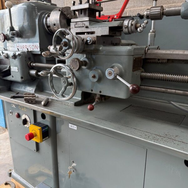 Harrison 11" Swing Gap Bed Gear Head Screwcutting Metal Centre Lathe 3 Phase - Image 15