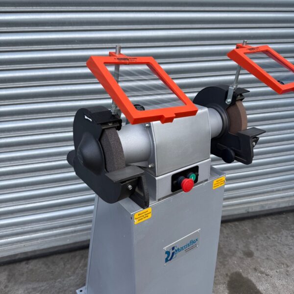 RJH Creusen DP-9200 Twin Bench Grinder On Stand 3 Phase - Image 2