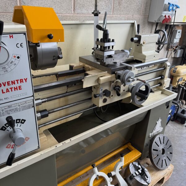 Chester Coventry Gear Head Gap Bed Screwcutting Metal Centre Lathe 230v & DRO - Image 15