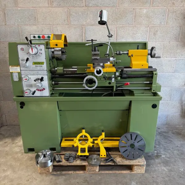 Warco GH1330 Screw Cutting Gap Bed Gear Head Metal Centre Lathe 3 Phase