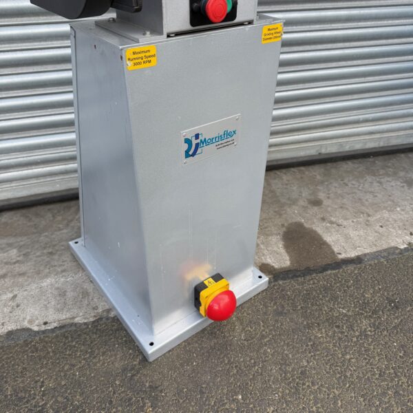 RJH Creusen DP-9200 Twin Bench Grinder On Stand 3 Phase - Image 8