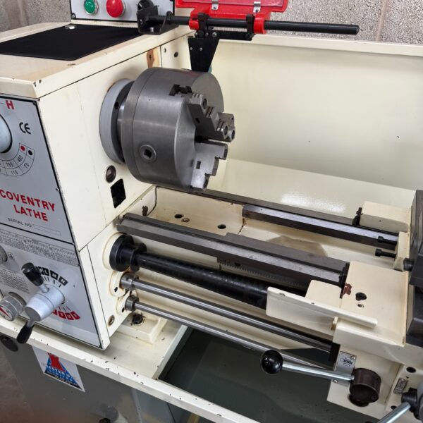 Chester Coventry Gear Head Gap Bed Screw Cutting Centre Metal Lathe 230v - Image 6