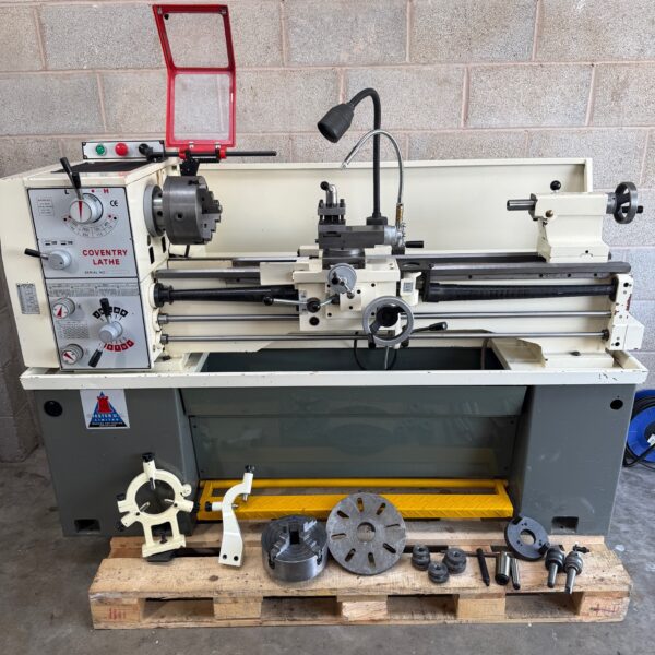 Chester Coventry Gear Head Gap Bed Screw Cutting Centre Metal Lathe 230v