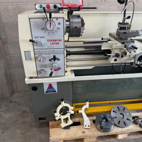 Chester Coventry Gear Head Gap Bed Screw Cutting Centre Metal Lathe 230v - Image 2