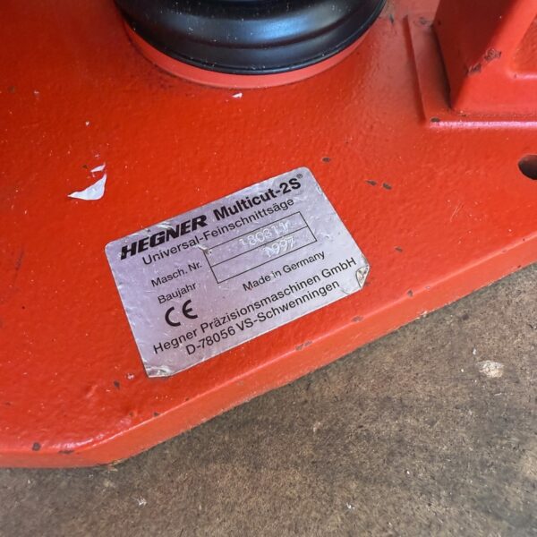 Hegner Multicut-2S Variable Speed Scroll Saw 230v Multicut 2S - Image 4