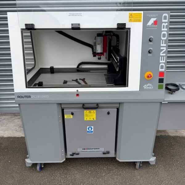 Denford Router 2600 Pro CNC Router 230v & Extractor & Software USB - Image 2