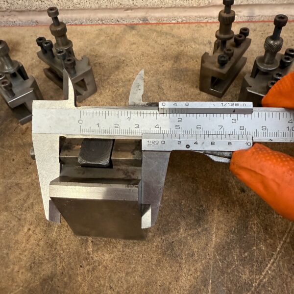 Dickson S.00 Quick Change Tool Post & 6 tool holders suit Myford Super 7 Lathe - Image 8