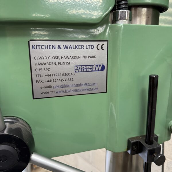 Kitchen & Walker (Chester UK) GP 25 Gear Head Pillar Drill Press 3 Phase - Image 14