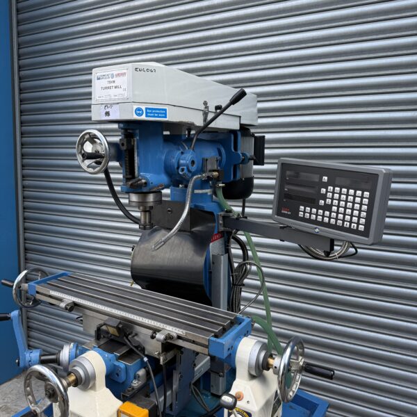 Weiss TSVM Milling Machine Warco VMC Clone 230v Single Phase DRO, Coolant - Image 2
