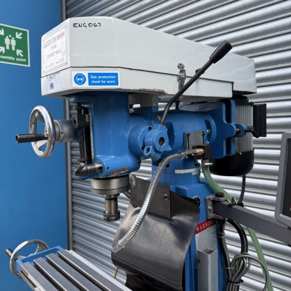 Weiss TSVM Milling Machine Warco VMC Clone 230v Single Phase DRO, Coolant - Image 4