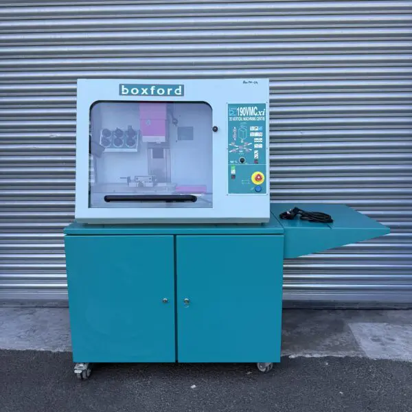 Boxford 190VMCxi CNC Milling Machine 230v USB Cabinet Base & Software 190 VMC xi