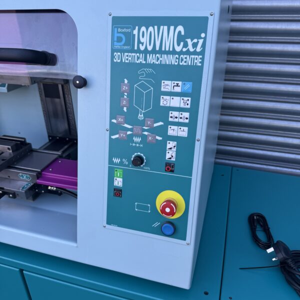 Boxford 190VMCxi CNC Milling Machine 230v USB Cabinet Base & Software 190 VMC xi - Image 4
