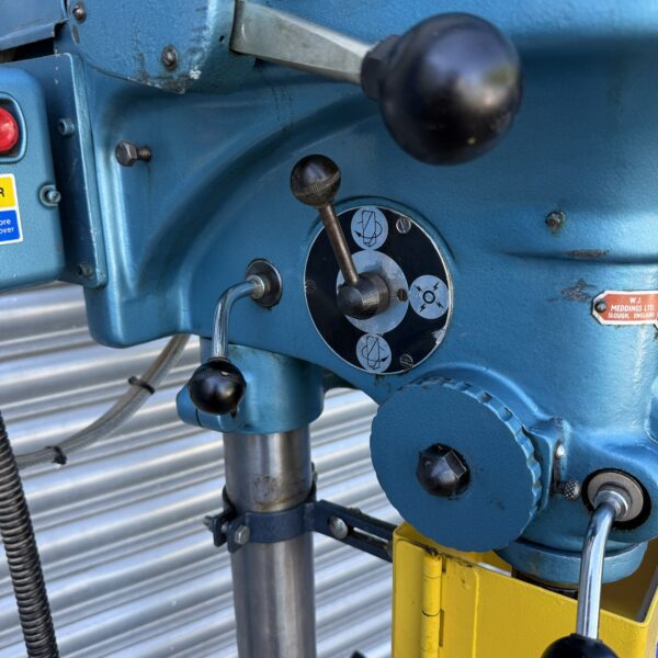 Meddings MF4 Floor Standing Pillar Drill Press 10 Speeds 3 Phase - Image 17
