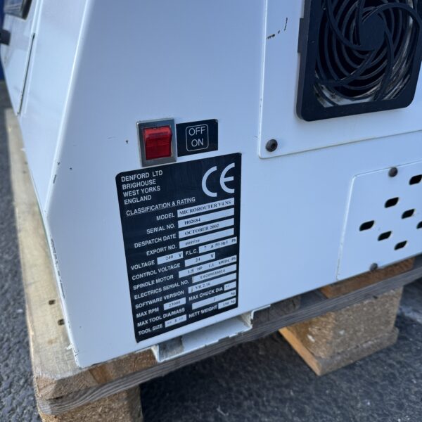 Denford MicroRouter CNC Router 230v Single Phase & Software & Vacuum Bed - Image 13