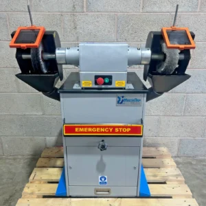 RJH Chamois Twin Mop Polisher Buffer On Extractor Base 3 Phase 1500 RPM