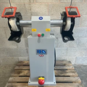 RJH Twin Mop Polisher Buffing Machine On Pedestal Stand Single Phase 230v