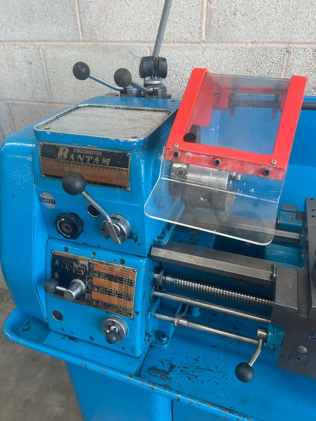 Colchester Bantam 800 Screwcutting Centre Metal Lathe 230v Single Phase - Image 11