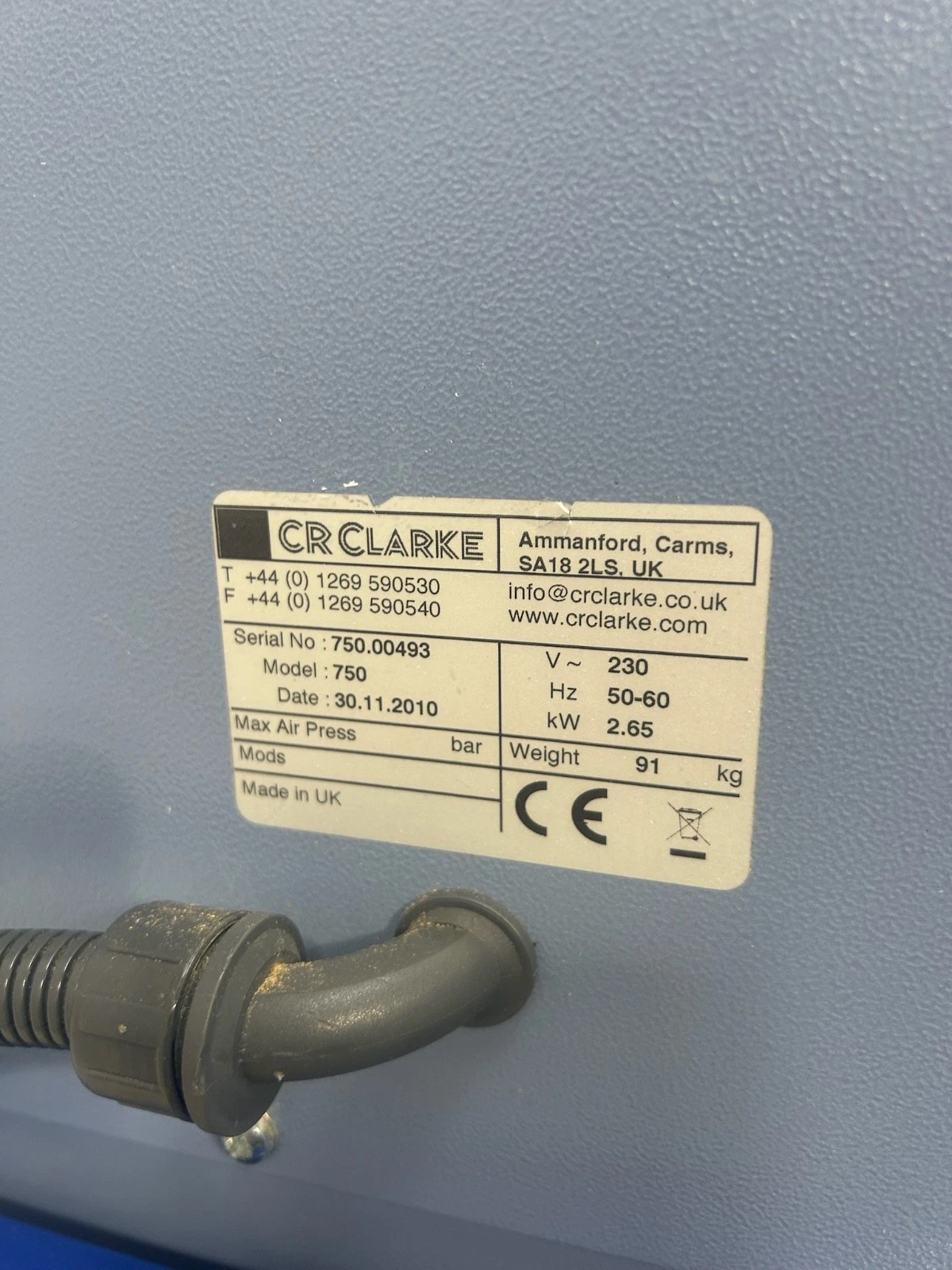 CR Clarke 750FLB Vacuum Former on Stand with Reducing Frames 230v - Image 17