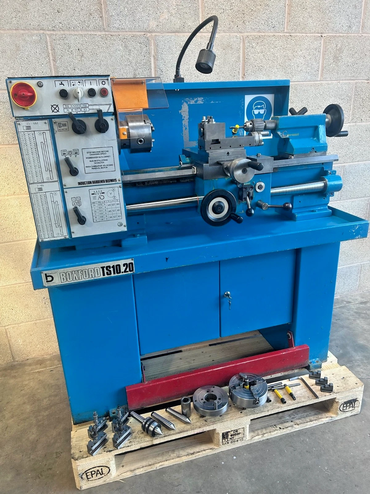 Boxford TS 10.20 Centre Lathe 3 Phase 6 Speeds - Image 4