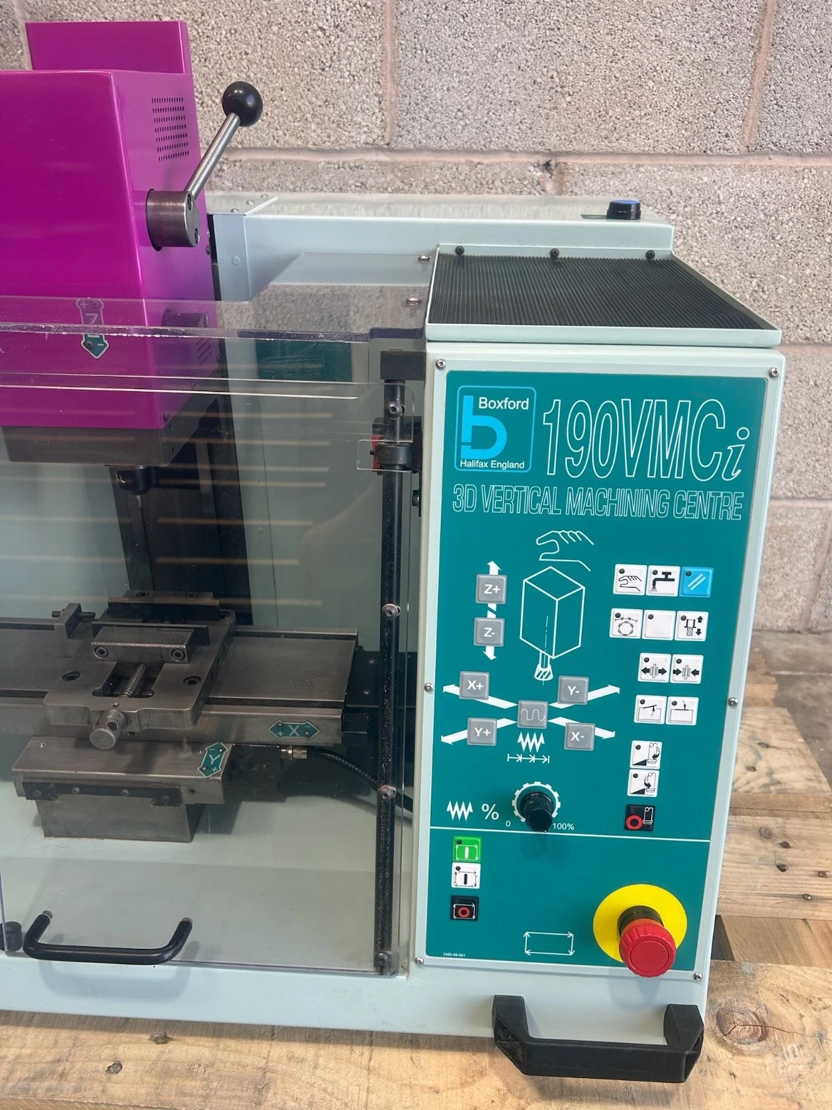 Boxford 190VMCi CNC Milling Machine & Software 230v 190 VMCi Mill 7820 - Image 4