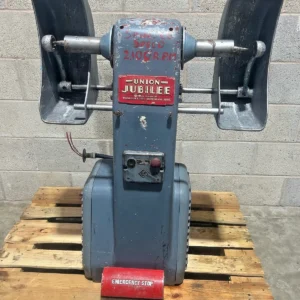 Union Jubilee 8" Twin Pedestal Mop Polisher Buffing Machine 3 Phase  Ostia Tools (3451)