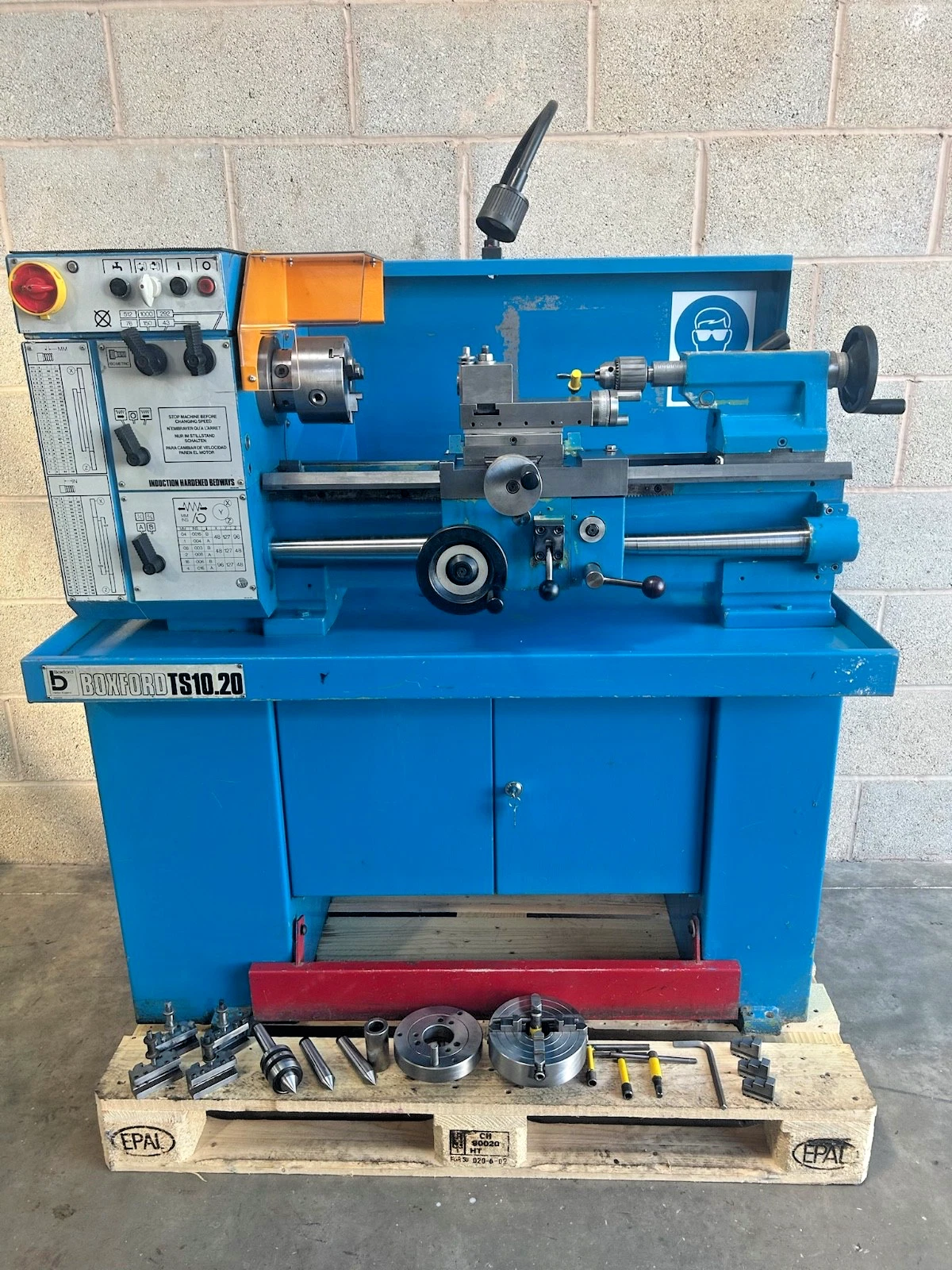 Boxford TS 10.20 Centre Lathe 3 Phase 6 Speeds