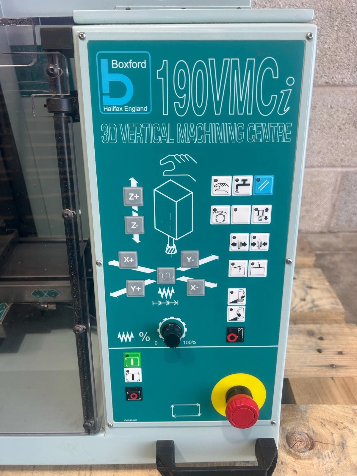 Boxford 190VMCi CNC Milling Machine & Software 230v 190 VMCi Mill 7820 - Image 5