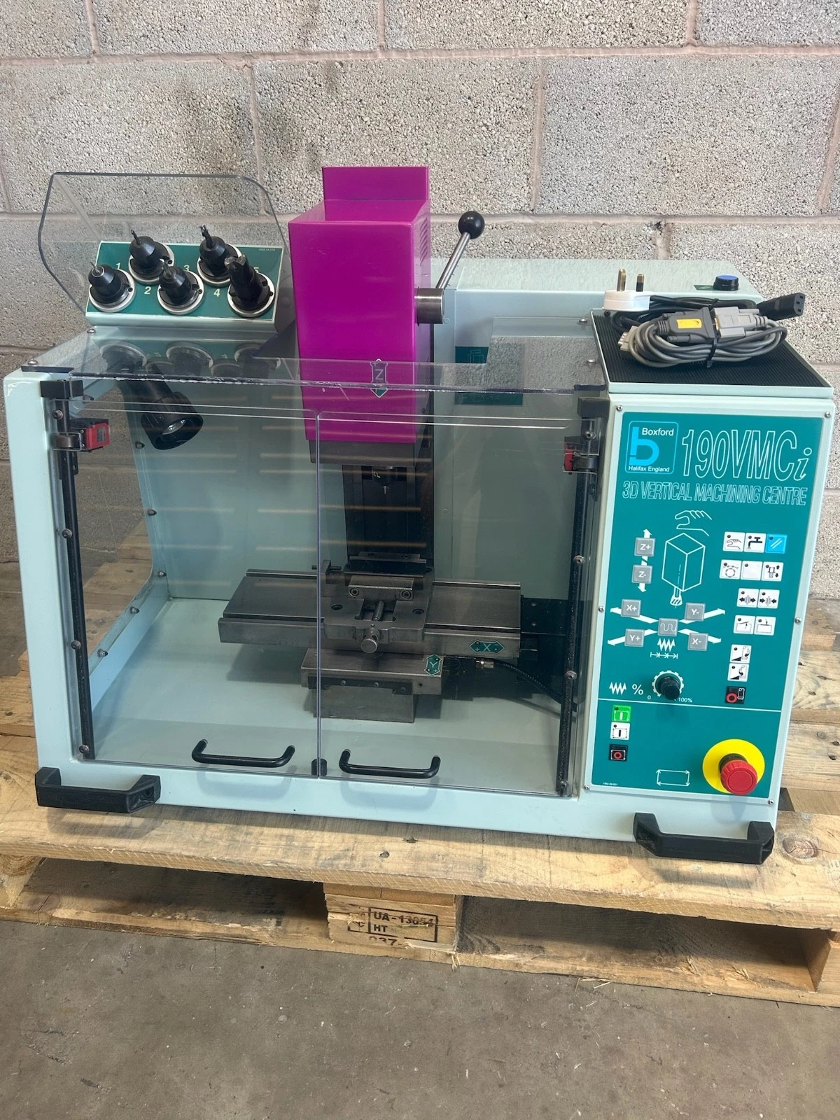 Boxford 190VMCi CNC Milling Machine & Software 230v 190 VMCi Mill 7820