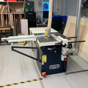 Sedgwick TA315 Table Saw Bench with Sliding Carriage & Outfeed Table 230v