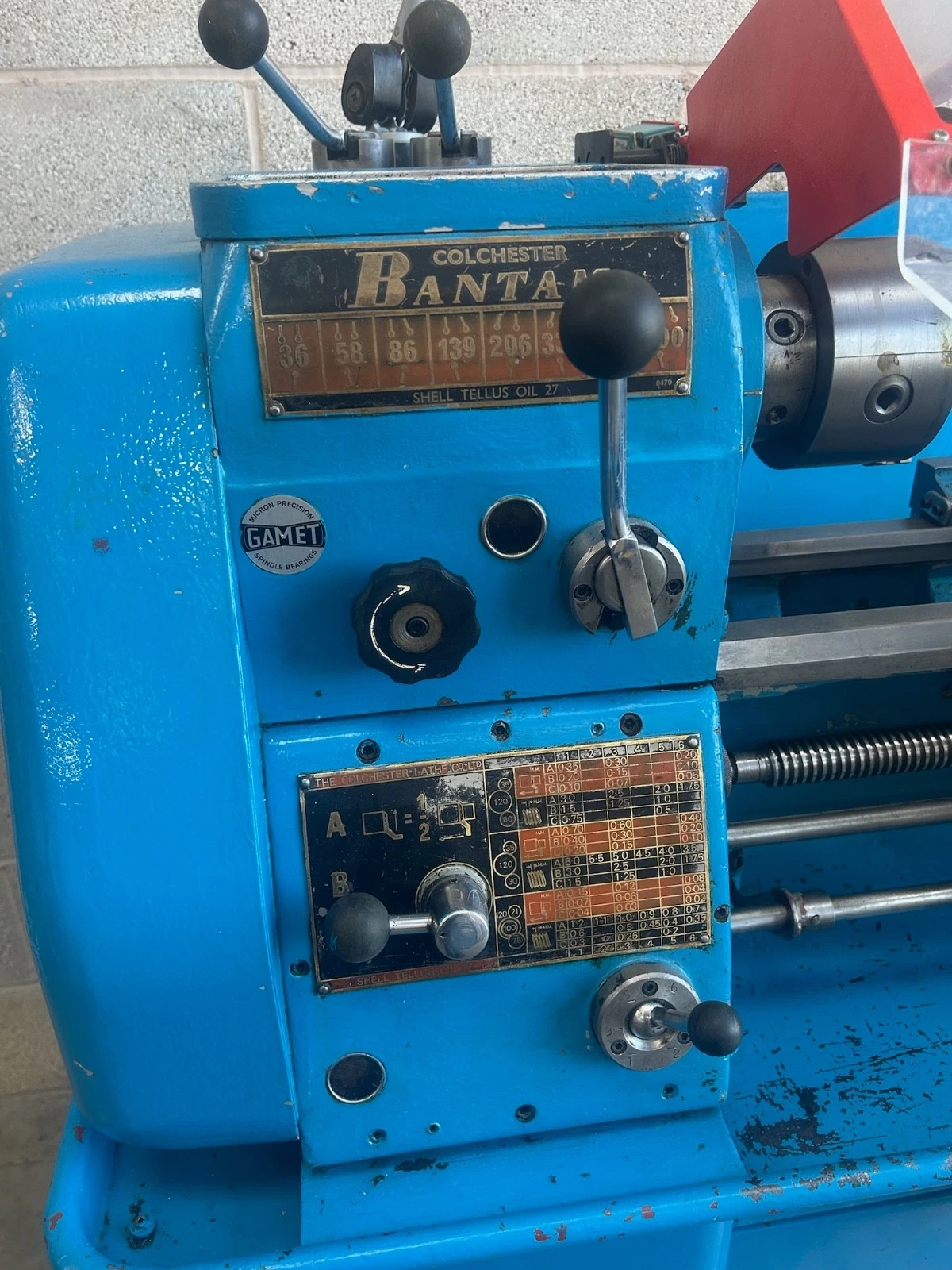 Colchester Bantam 800 Screwcutting Centre Metal Lathe 230v Single Phase - Image 9