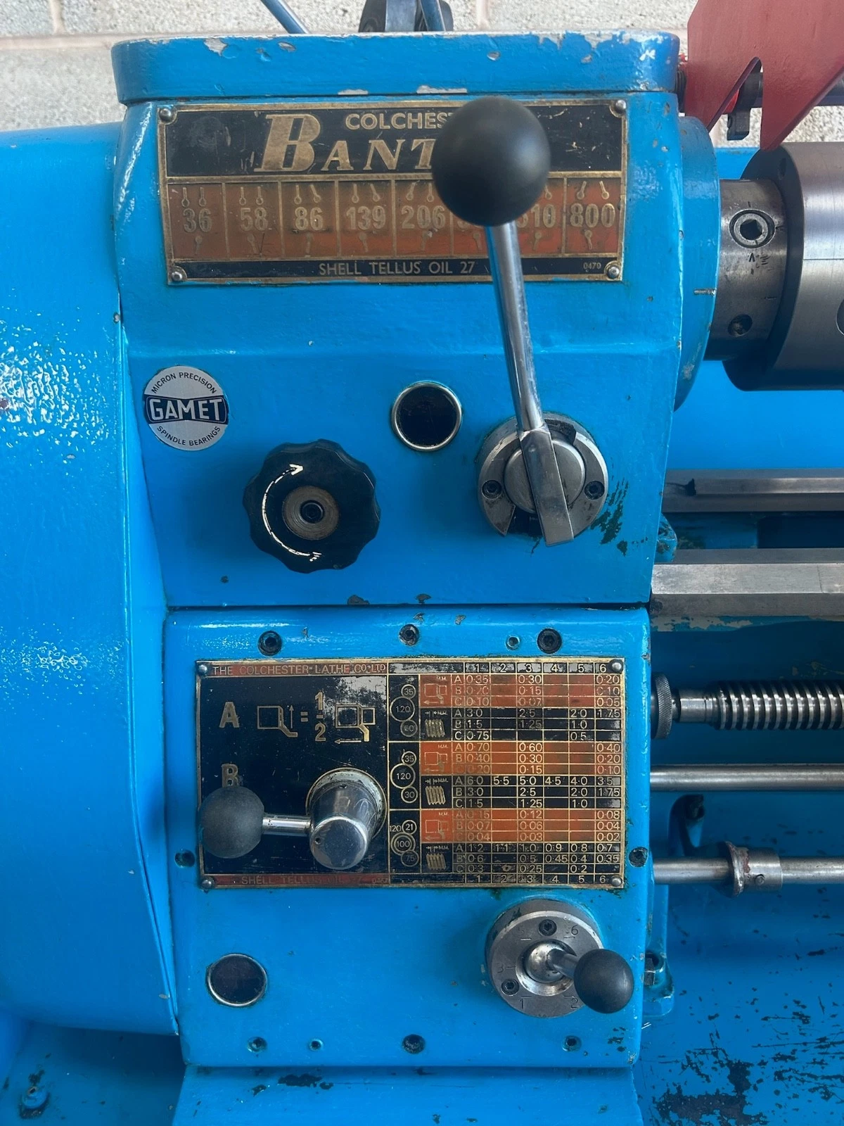 Colchester Bantam 800 Screwcutting Centre Metal Lathe 230v Single Phase - Image 10