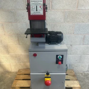 HME Technology Union 6" Bandfacer Belt Sander on Extraction Base