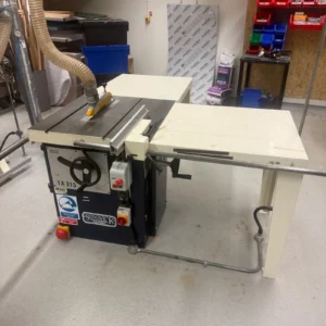 Sedgwick TA315 Table Saw Bench Extended Fence, Slding Carriage & Outfeed Table