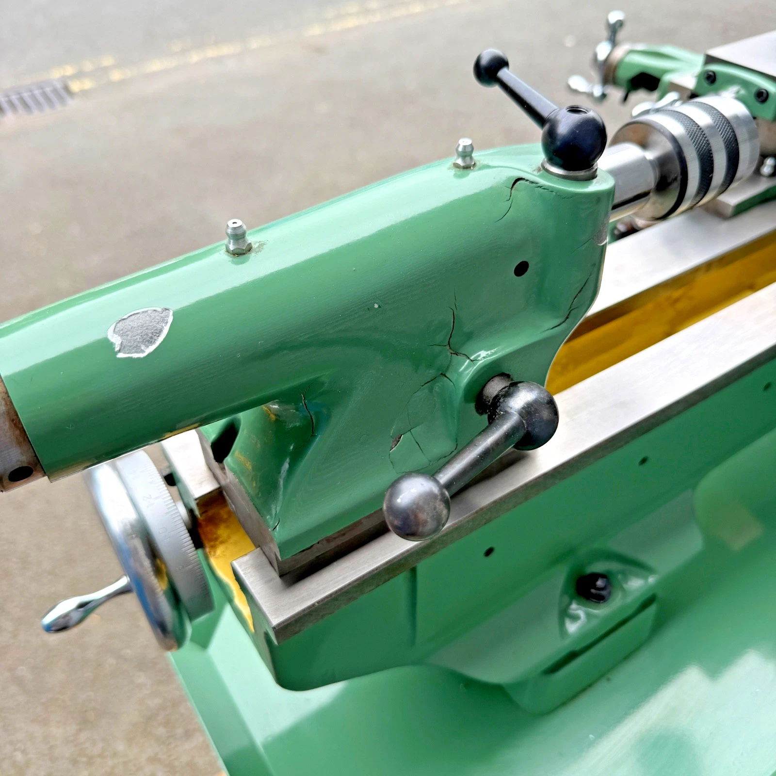 Myford Super 7 Lathe on Stand 230v With Gearbox, Power Feeds, Dickson QCTP - Image 11