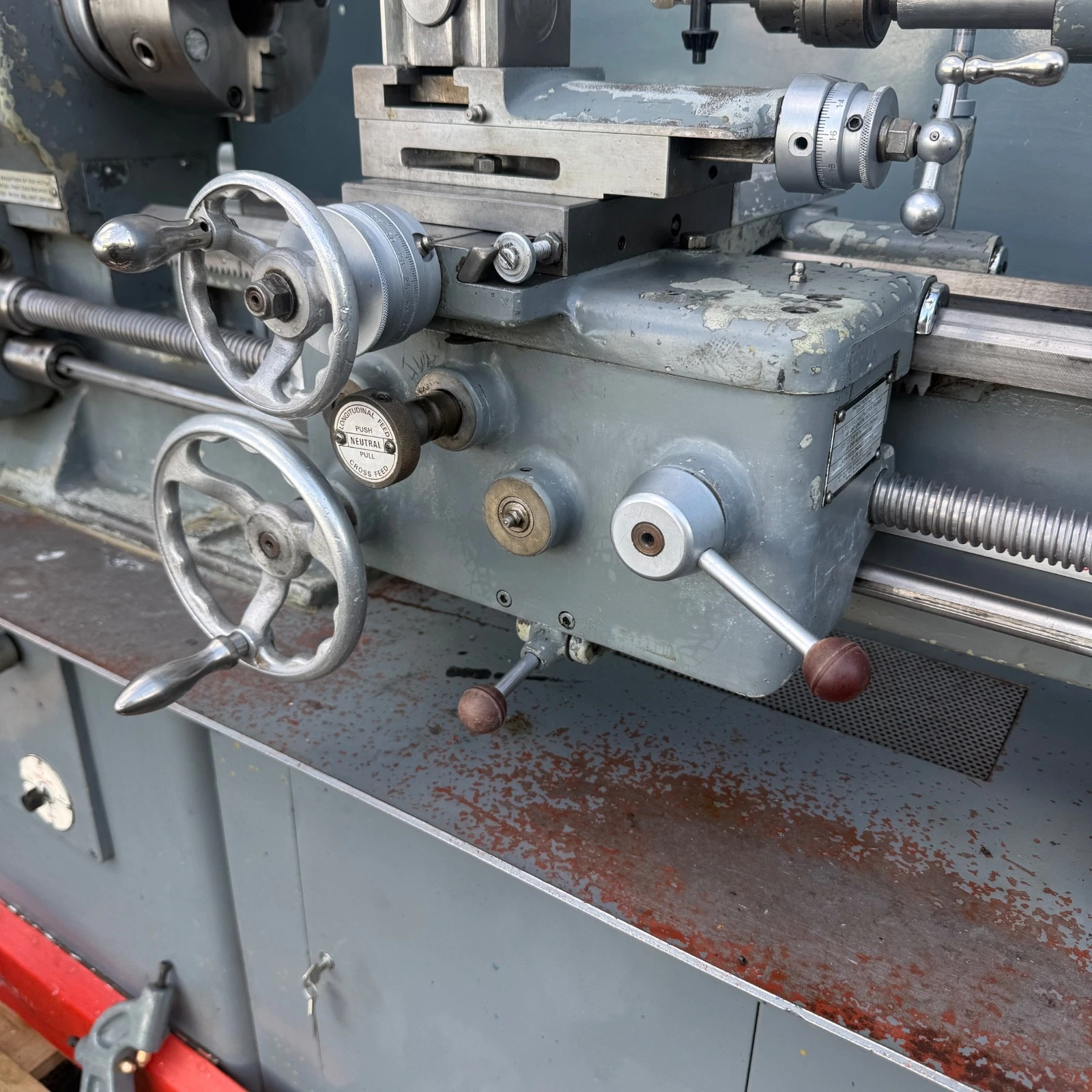 Harrison 140 Gap Bed Gear Head Screwcutting Centre Metal Lathe 3 phase - Image 13