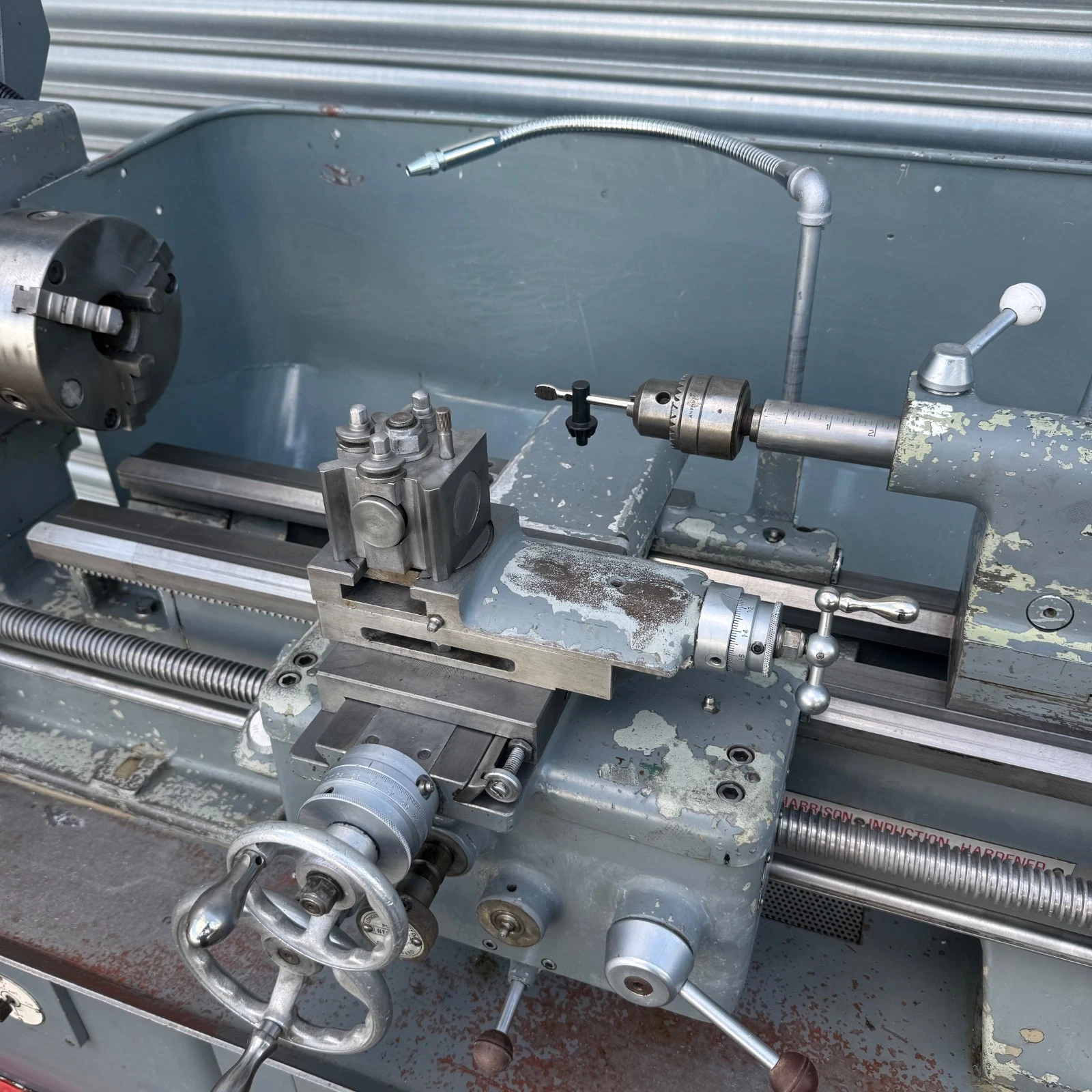 Harrison 140 Gap Bed Gear Head Screwcutting Centre Metal Lathe 3 phase - Image 14