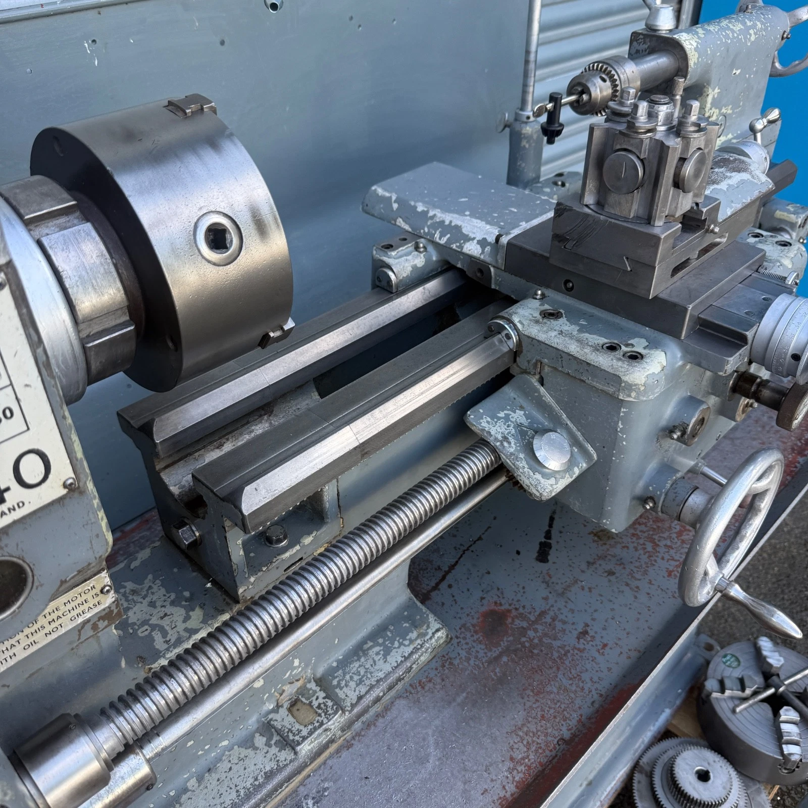 Harrison 140 Gap Bed Gear Head Screwcutting Centre Metal Lathe 3 phase - Image 17