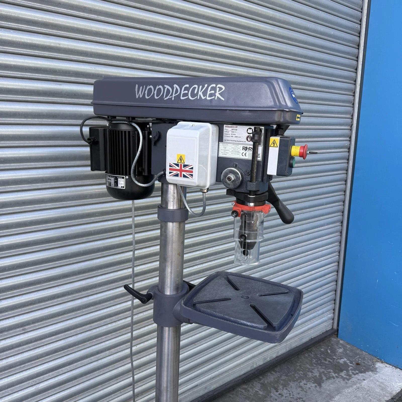 RJH Woodpecker Floor Standing Pillar Drill Press 230v Single Phase - Image 3