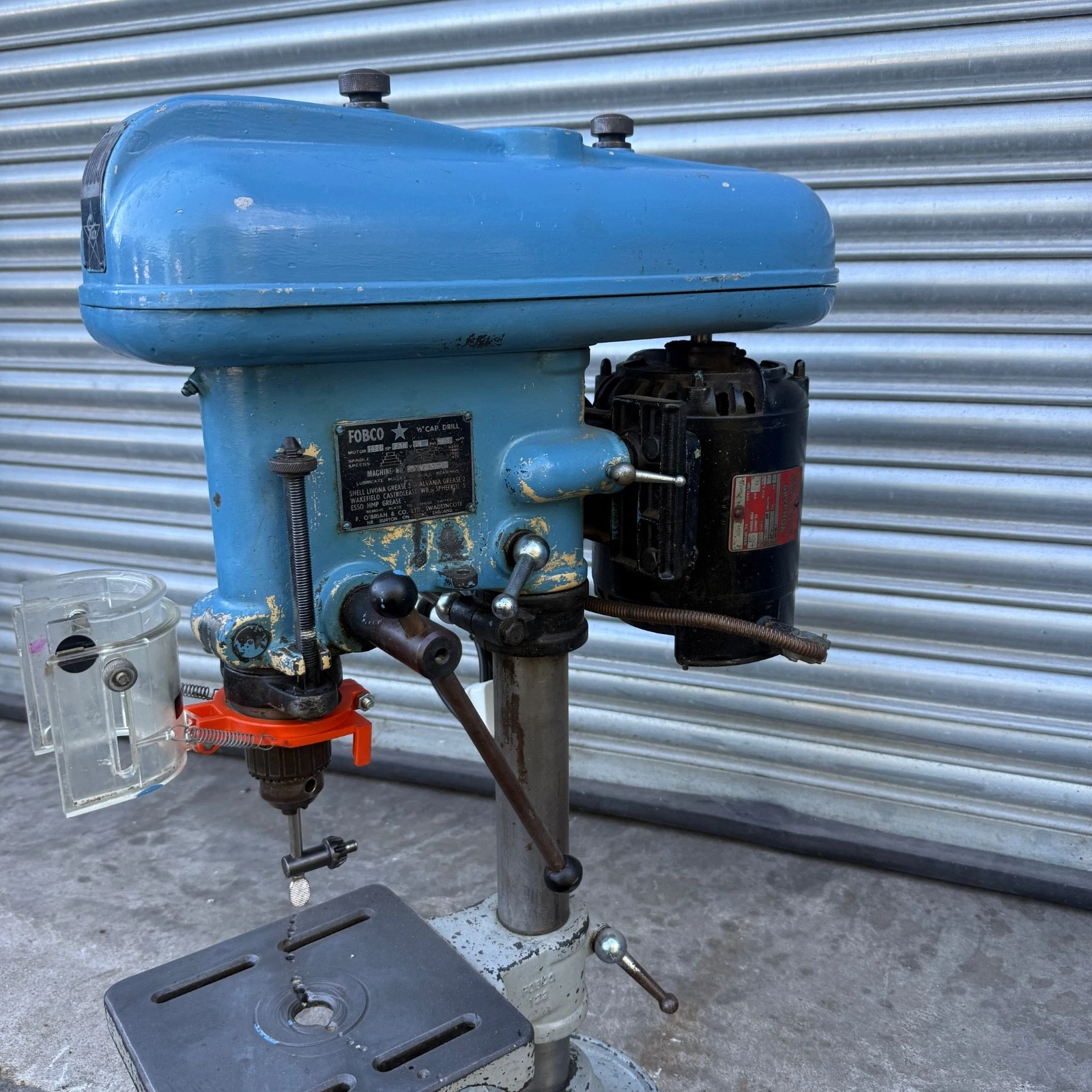 Fobco Star 13mm Bench Drill Press 230v Single Phase - Image 3