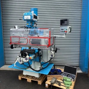 Excel ETM 2VS Milling Machine 3 Axis DRO & Power Feeds 3 Phase