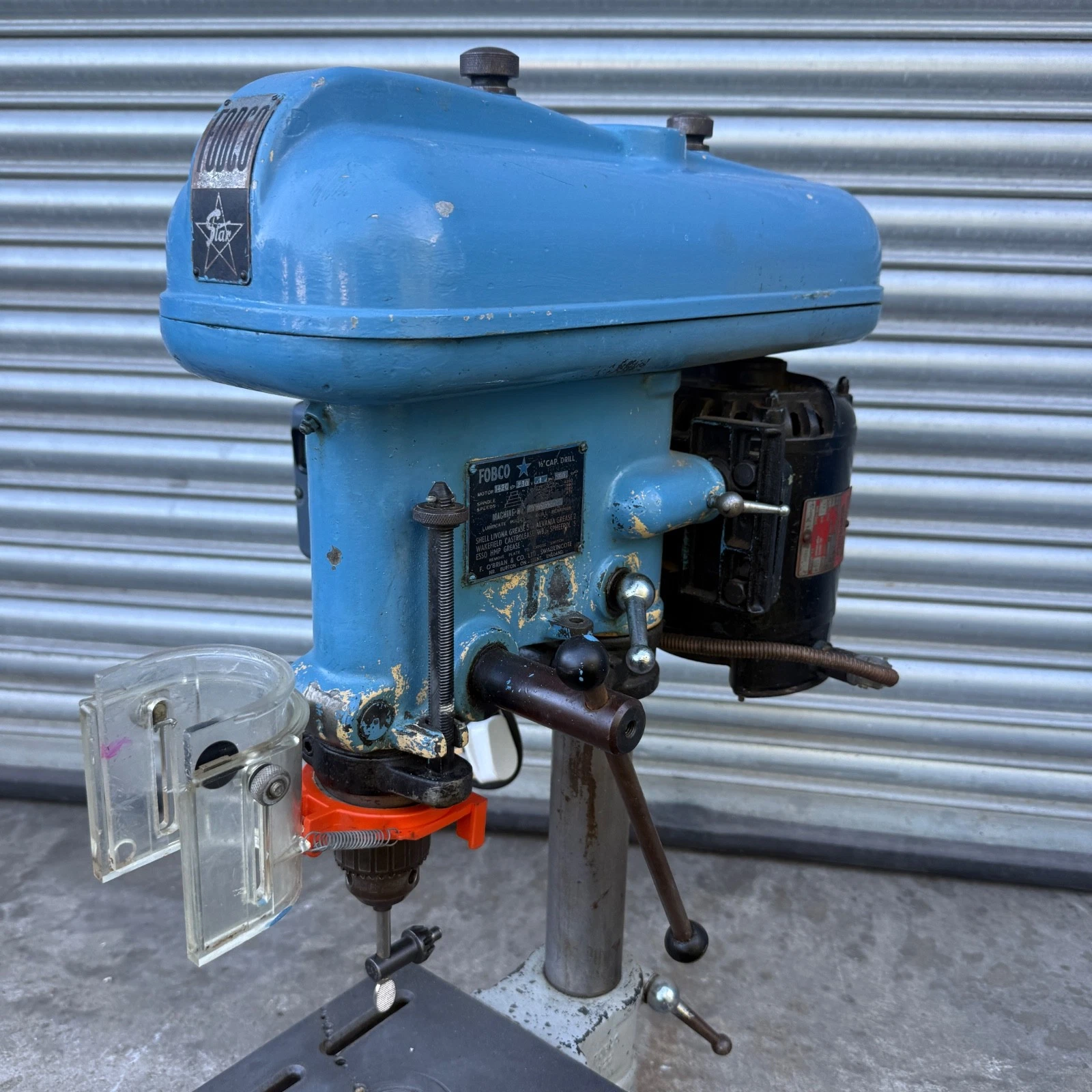 Fobco Star 13mm Bench Drill Press 230v Single Phase - Image 8
