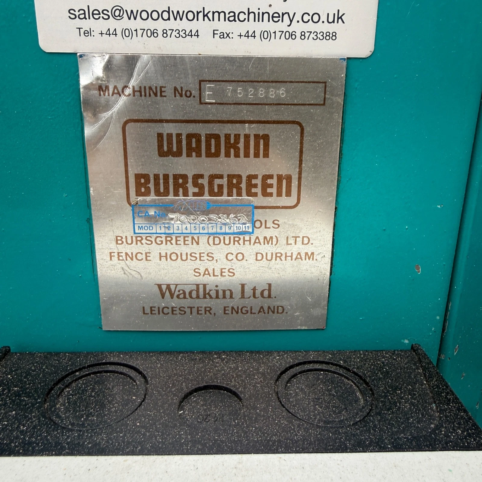 Wadkin 20" BZB Bandsaw 3 Phase DC Braked - Image 5