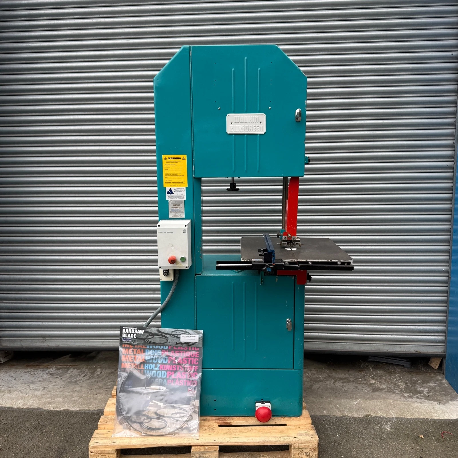Wadkin 20" BZB Bandsaw 3 Phase DC Braked