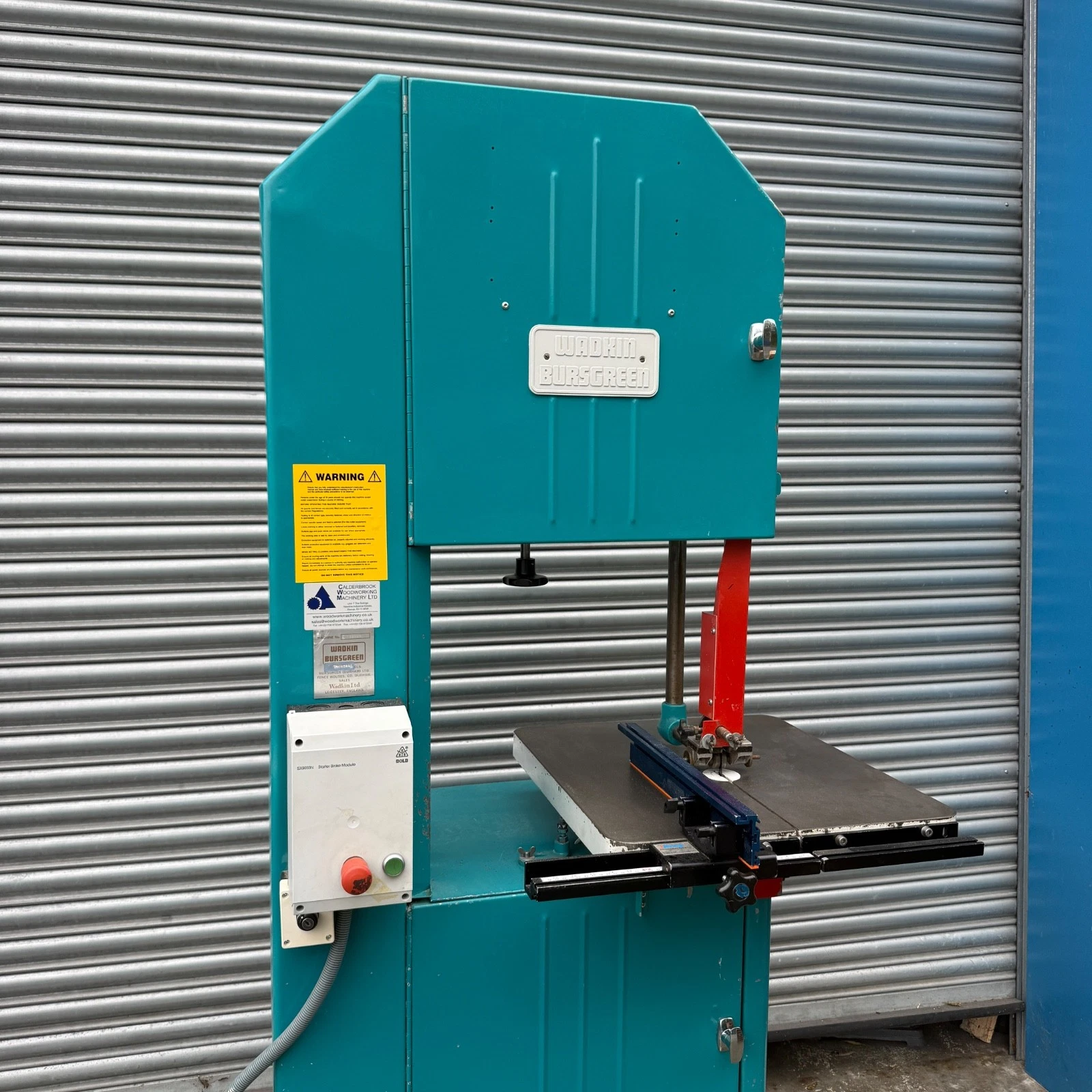 Wadkin 20" BZB Bandsaw 3 Phase DC Braked - Image 6
